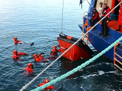 PA150058   Boat Evacuation Drills