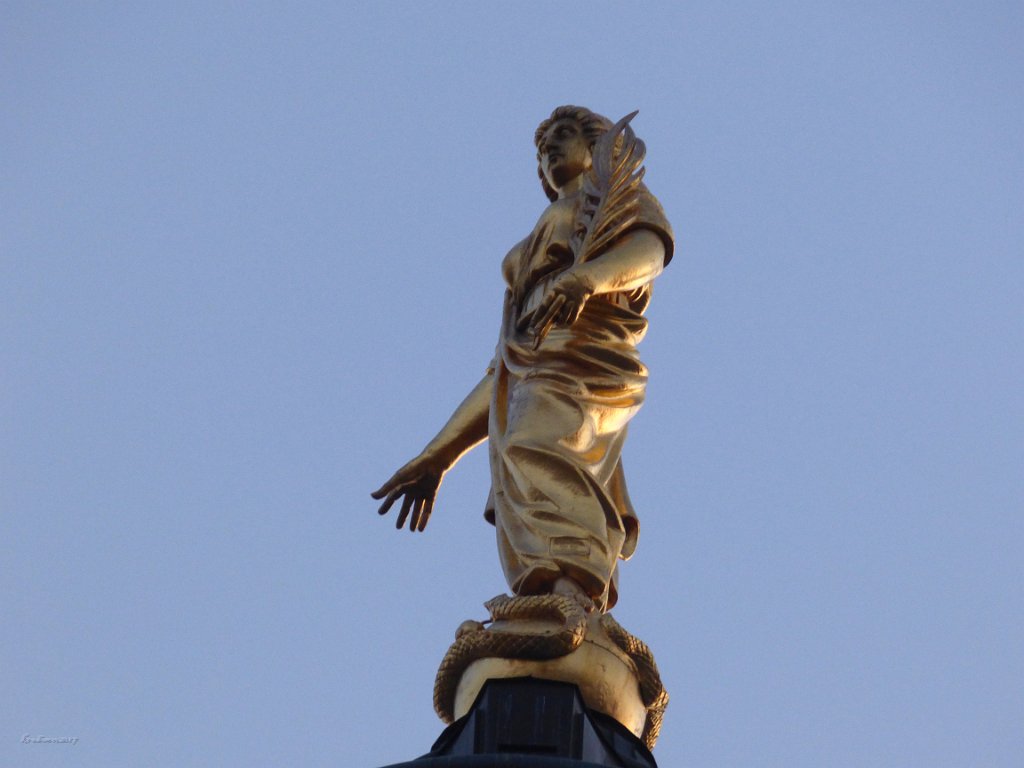 On top of The German Church 