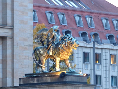 Konzerthaus  The crests of the staircase were also ornamented with cherubs playing music atop a lion and a panther in 1851