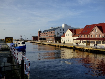 Darlowo port  Darlowo port is one of the ports on the West Pomeranian Sailing Route. It is a perfect place for yachting who, above all, enjoy the wind, water and sails. At the eastern waterfront, the sailors will find a safe haven and a modern, hospitable marina. If there is a need to repair the boat, there is a wide range of services provided in this area by the "Darlowo Shipyard".  Darłowo is also acclaimed to be fishing, Polish marine capital . This is due to the nearby fishing grounds rich in fish - especially cod, regarded as the king of the Baltic Sea. Hence, almost every day dozens of fishing boats and boats go fishing. Cases of return without any haul are very rare.