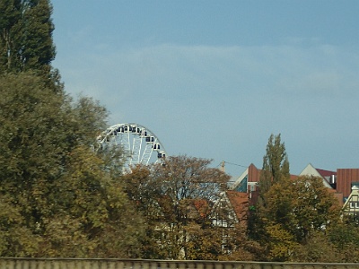 Gdansk Skyline from Amber Sky  - Panoramic Wheel