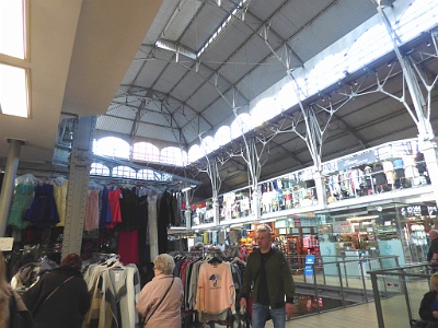 Market Hall at Dominikański Square  The activities of the World War II hall have survived almost without prejudice. Only the section of the attic in the western part of the northern wall was destroyed, and the hand and machine guns pierced the facade bricks and sheet metal roofing