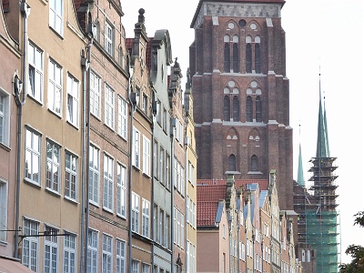 Beer Street  Piwna Street looking to the Basilica of St. Mary of the Assumption of the Blessed Virgin Mary