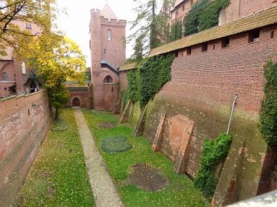 Malbork Castle  Dry Moat Crossing into the High Castle