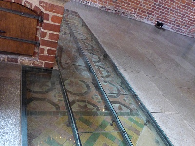 Malbork Castle  The Blessed Virgin Mary Church - Whats left of the original flooring