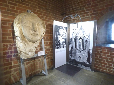 Malbork Castle  Cast of the Madonna head