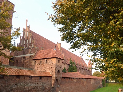 Malbork Castle  Exterior Moat