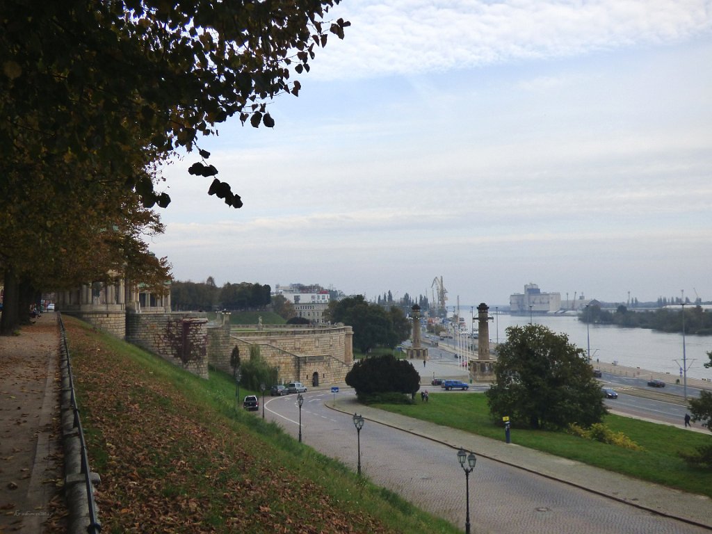 View of Haken's Terrace and West Oder river