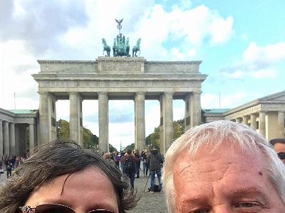 Brandenburg Gate  Selfie in front of the Brandenberg Gate.
