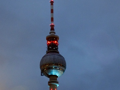 TV Tower Berlin  Fernsehturm Berlin (Berlin TV Tower) - Height: 1,207′ or 368 meters, making it the tallest building in Germany. Opened: October 3, 1969