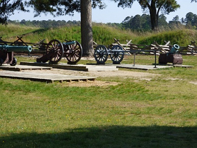 P1110212  Cannon at the Yorktown Battlefield Visitor Center.
