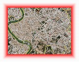 RomeSatMap2 * A little closer, Mausolium of Augustus is the Star in the uper left, Circus Maximus in he lower center , train station to the middle right. . * 1033 x 778 * (939KB)